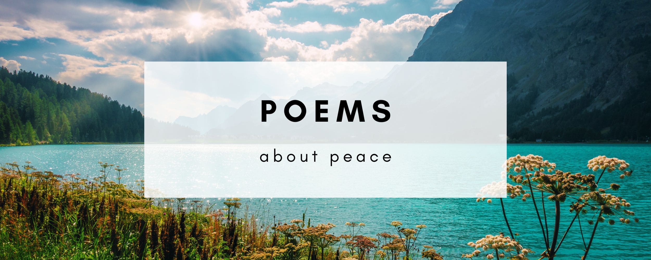 11 Poems About Peace to Quieten Your Mind